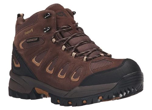 men s wide fit propet ridge walker boots brown 2