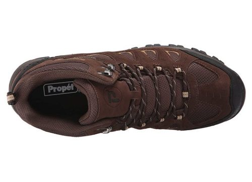 men s wide fit propet ridge walker boots brown 5