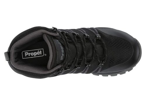 men s wide fit propet traverse boots black grey 5