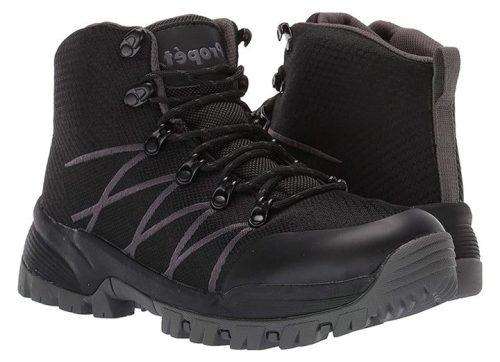 men s wide fit propet traverse boots black grey 6