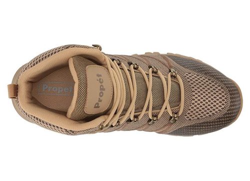 men s wide fit propet traverse boots sand brown 5