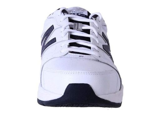 mens wide fit new balance mx624wn3 trainers white 2